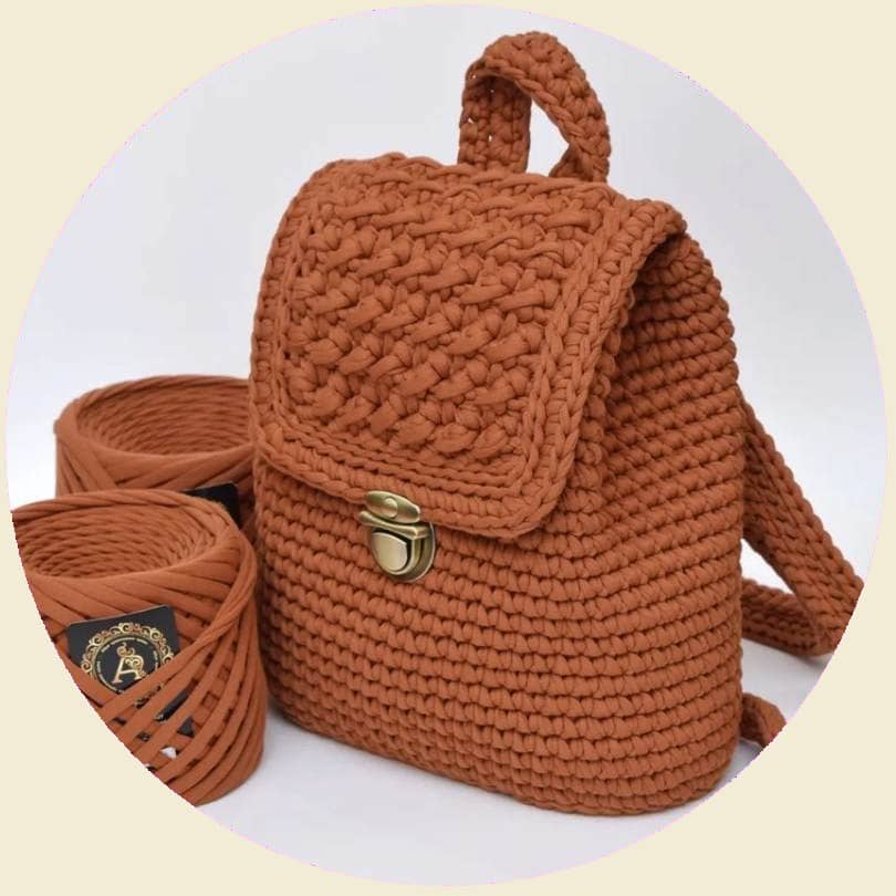 Bolsos en trapillo Crochet - curso como hacerlo