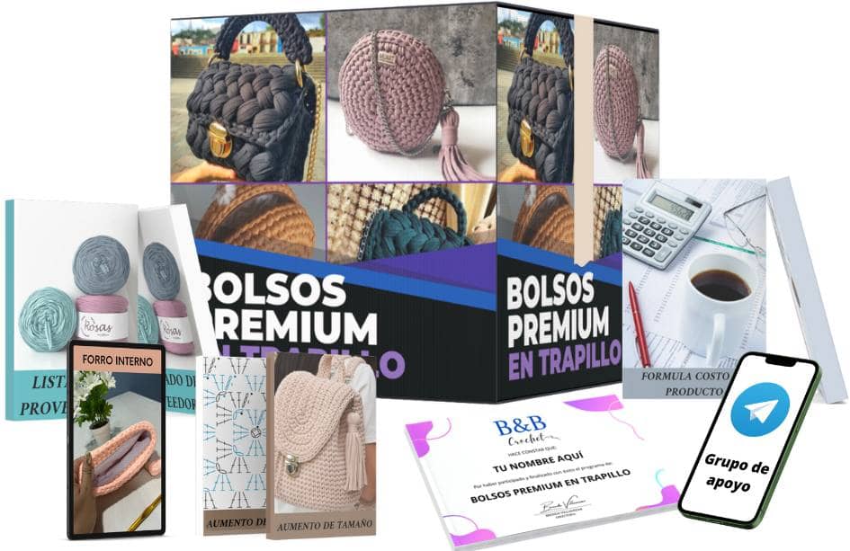 oferta programa curso de bolsos de trapillo